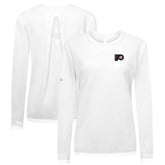Philadelphia Flyers Levelwear Women's Sequoia Primary Logo Long Sleeve T-Shirt For Sale