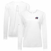 Columbus Blue Jackets Levelwear Women's Sequoia Primary Logo Long Sleeve T-Shirt Outlet