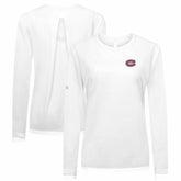 Montreal Canadiens Levelwear Women's Sequoia Primary Logo Long Sleeve T-Shirt On Sale