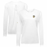 Pittsburgh Penguins Levelwear Women's Sequoia Primary Logo Long Sleeve T-Shirt For Sale