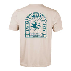 San Jose Sharks Levelwear Richmond Stained Glass T-Shirt For Sale