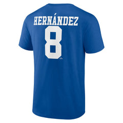 Enrique Hernandez Los Angeles Dodgers Icon Player Name & Number T-Shirt | MLB On Sale