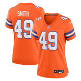 Denver Broncos Nike Dennis Smith Women's Mile High Collection 1977 Throwback Retired Player Game Jersey