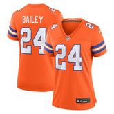 Denver Broncos Nike Champ Bailey Women's Mile High Collection 1977 Throwback Retired Player Game Jersey