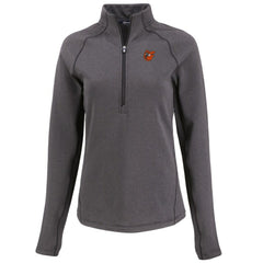 Baltimore Orioles Cutter & Buck Women's Peshastin Eco Fleece Recycled Raglan Half-Zip Top | MLB Outlet