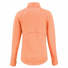 New York Mets Cutter & Buck Women's Peshastin Eco Fleece Recycled Raglan Half-Zip Top | MLB Discount