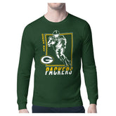 Green Bay Packers Starter Player Grid Graphic Long Sleeve T-Shirt