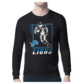 Detroit Lions Starter Player Grid Graphic Long Sleeve T-Shirt