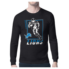 Detroit Lions Starter Player Grid Graphic Long Sleeve T-Shirt