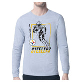Pittsburgh Steelers Starter Player Grid Long Sleeve T-Shirt