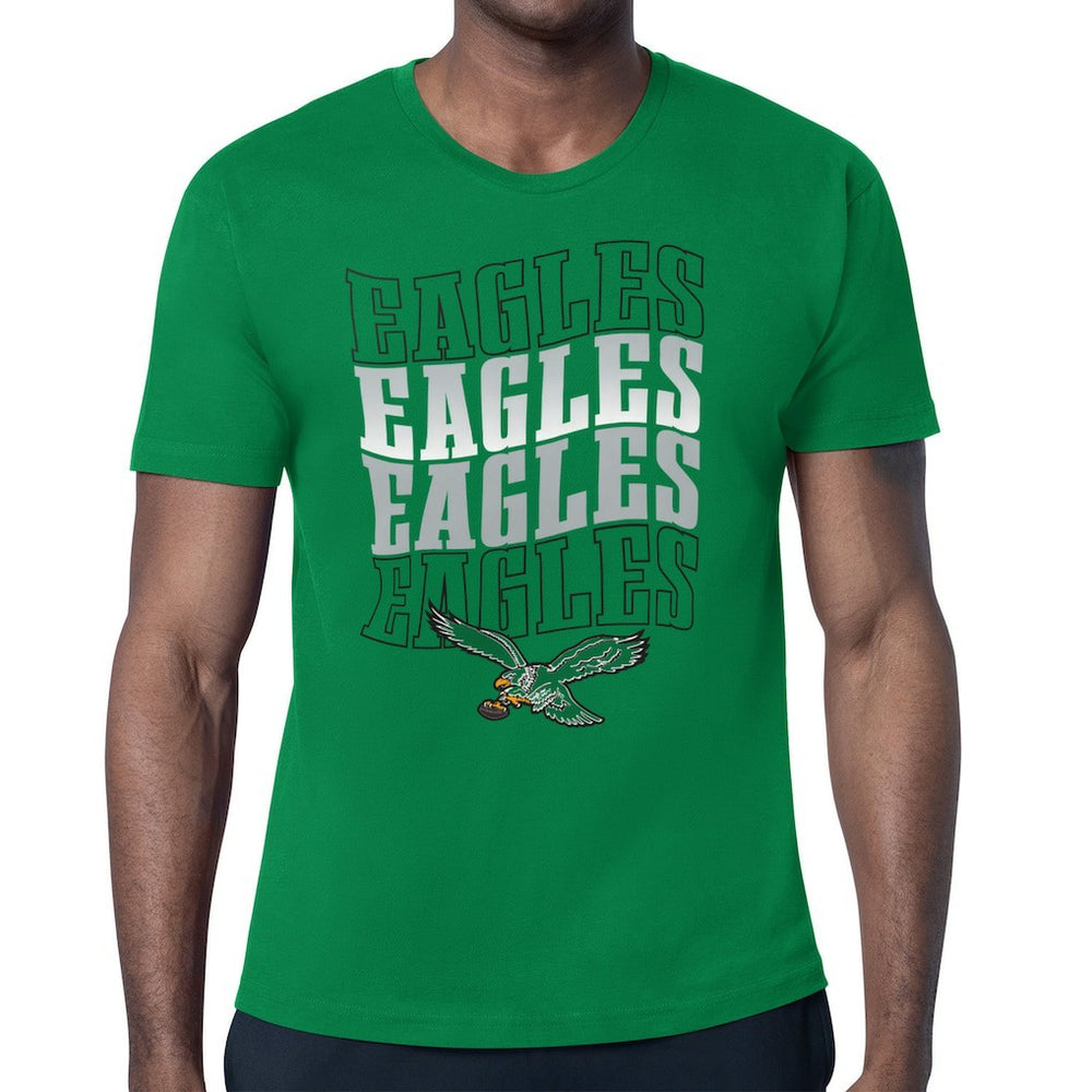 Philadelphia Eagles Starter Stacked Retro Logo T-Shirt