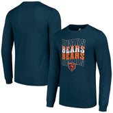 Chicago Bears Starter Team Name Graphic Long Sleeve T-Shirt