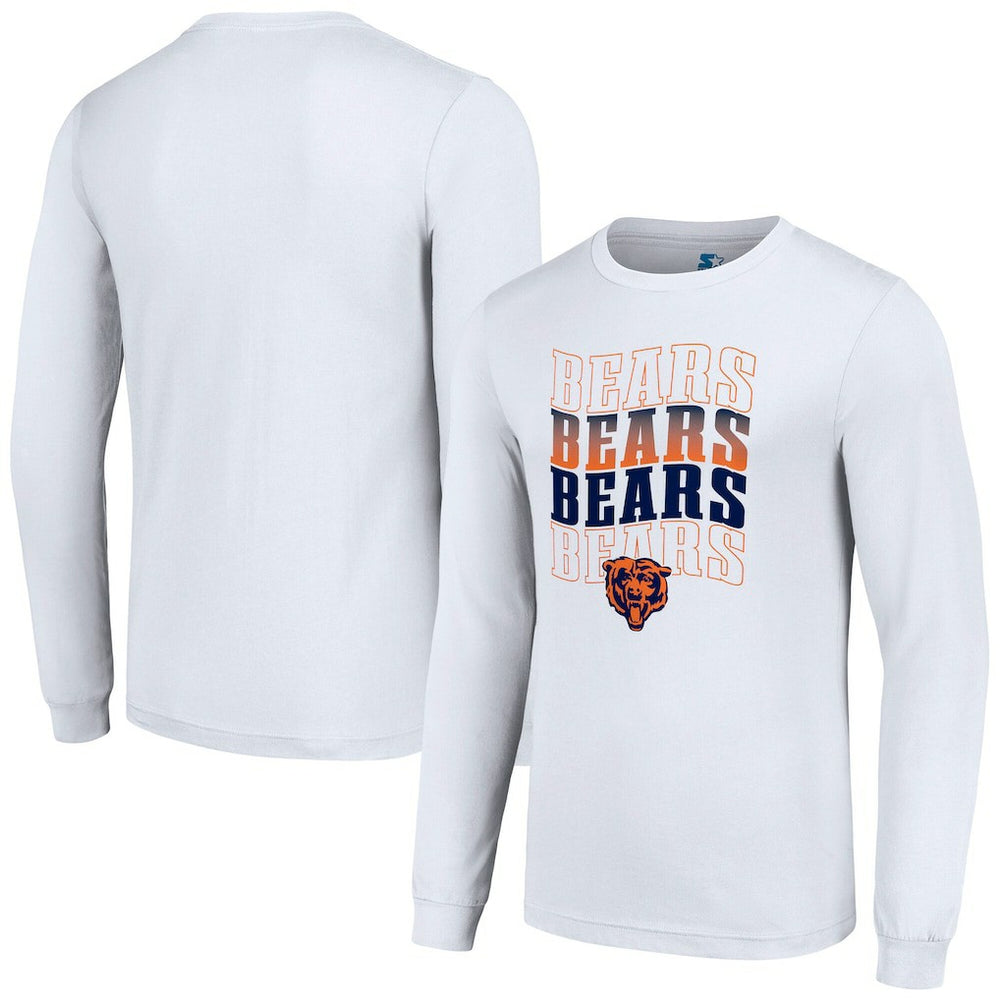 Chicago Bears Starter Team Name Graphic Long Sleeve T-Shirt
