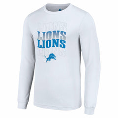 Detroit Lions Starter Team Name Graphic Long Sleeve T-Shirt