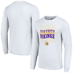 Minnesota Vikings Starter Team Name Graphic Long Sleeve T-Shirt