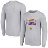 Minnesota Vikings Starter Team Name Graphic Long Sleeve T-Shirt