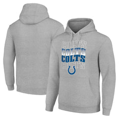 Indianapolis Colts Starter Four Team Name Logo Fleece Pullover Hoodie