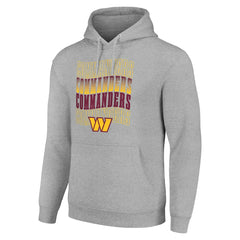 Washington Commanders Starter Four Team Name Logo Fleece Pullover Hoodie