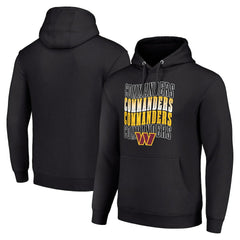 Washington Commanders Starter Four Team Name Logo Fleece Pullover Hoodie