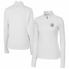 Pittsburgh Steelers Cutter & Buck Women's Traverse Stretch Quarter-Zip Pullover Top