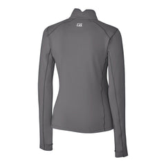Buffalo Bills Cutter & Buck Women's Traverse Stretch Quarter-Zip Pullover Top