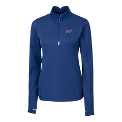 Buffalo Bills Cutter & Buck Women's Traverse Stretch Quarter-Zip Pullover Top