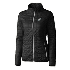 Philadelphia Eagles Cutter & Buck Women's Rainier PrimaLoft Eco Insulated Full-Zip Puffer Jacket