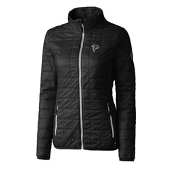 Atlanta Falcons Cutter & Buck Women's Rainier PrimaLoft Eco Insulated Full-Zip Puffer Jacket