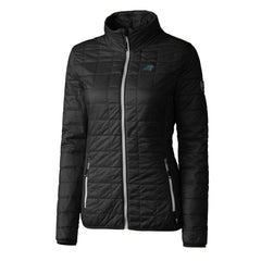 Carolina Panthers Cutter & Buck Women's Rainier PrimaLoft Eco Insulated Full-Zip Puffer Jacket