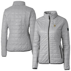 Minnesota Vikings Cutter & Buck Women's Rainier PrimaLoft Eco Insulated Full-Zip Puffer Jacket