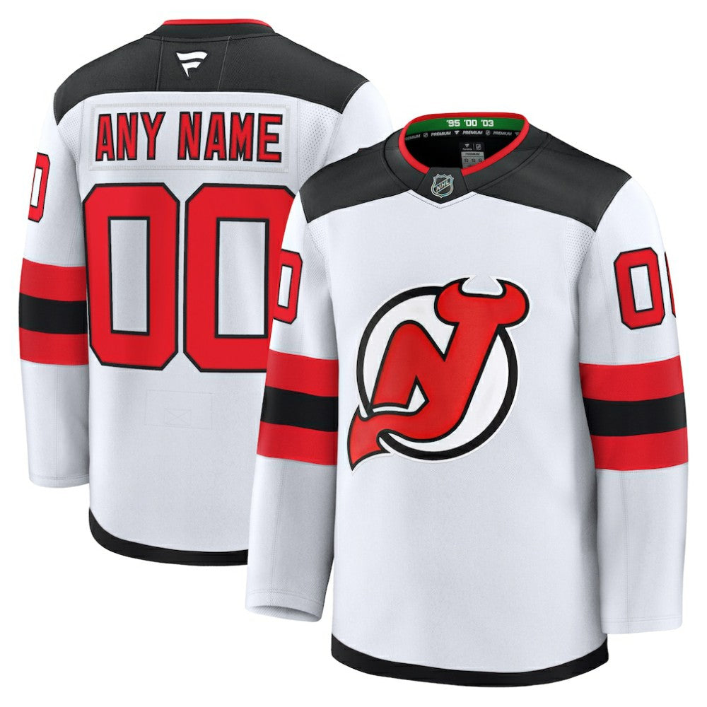 New Jersey Devils Fanatics Away Premium Custom Jersey Online