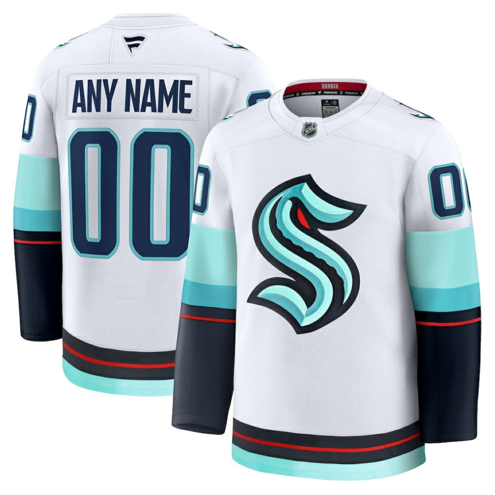 Seattle Kraken Fanatics Away Premium Custom Jersey For Sale