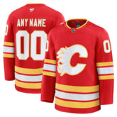 Calgary Flames Fanatics Home Premium Custom Jersey Online