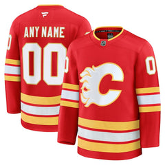 Calgary Flames Fanatics Home Premium Custom Jersey Online