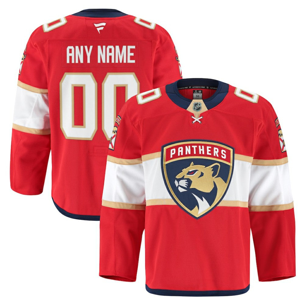 Florida Panthers Fanatics Home Authentic Pro Custom Jersey Outlet