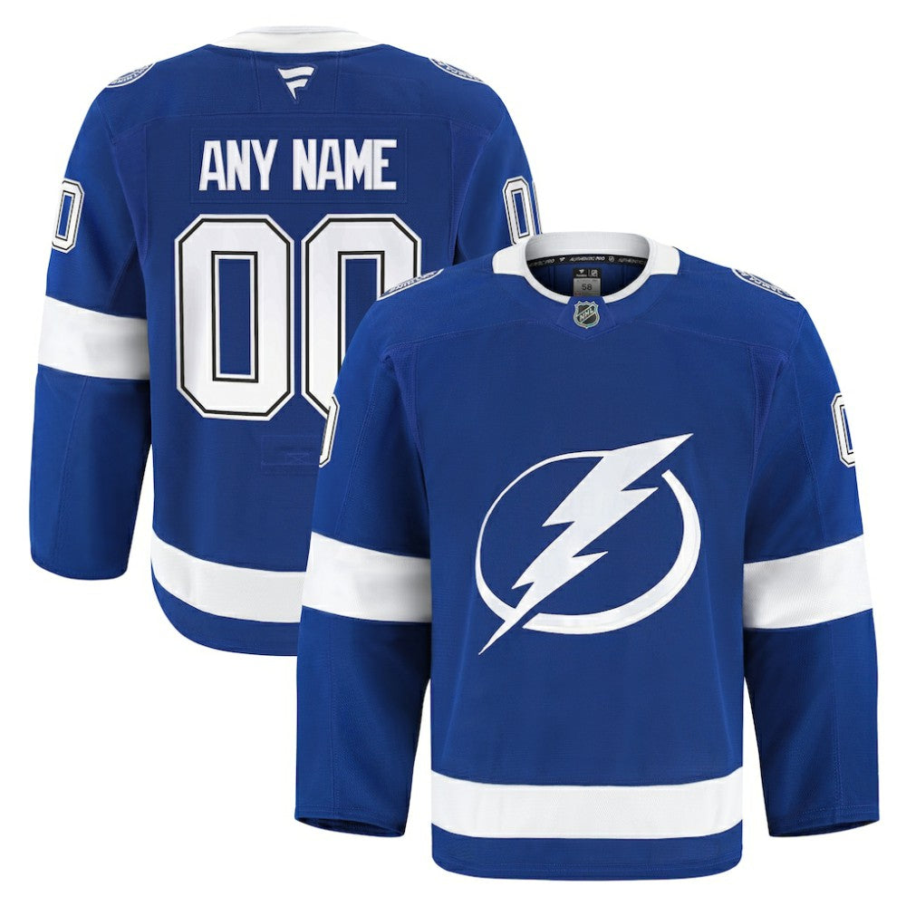 Tampa Bay Lightning Fanatics Home Authentic Pro Custom Jersey Discount