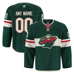 Minnesota Wild Fanatics Home Authentic Pro Custom Jersey Outlet