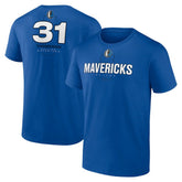 Klay Thompson Dallas Mavericks Behind The Back Name & Number T-Shirt - Blue for sale For Sale