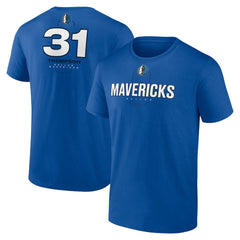 Klay Thompson Dallas Mavericks Behind The Back Name & Number T-Shirt - Blue for sale For Sale