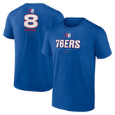 Paul George Philadelphia 76ers Behind The Back Name & Number T-Shirt - Royal cheap Discount