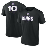 DeMar DeRozan Sacramento Kings Behind The Back Name & Number T-Shirt - Black cheap Online