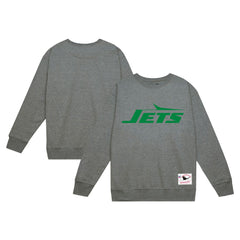 New York Jets Mitchell & Ness Basic Fleece Pullover Sweatshirt