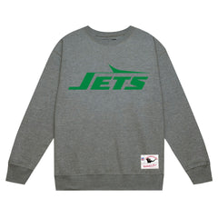 New York Jets Mitchell & Ness Basic Fleece Pullover Sweatshirt