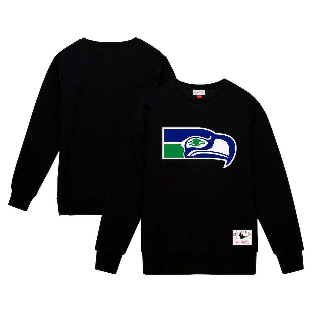 Seattle Seahawks Mitchell & Ness Basic Fleece Pullover Sweatshirt