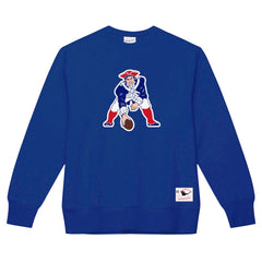 New England Patriots Mitchell & Ness Basic Fleece Pullover Sweatshirt