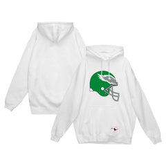 Philadelphia Eagles Mitchell & Ness Helmet Logo Vintage Pullover Hoodie