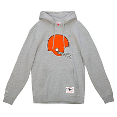 Cleveland Browns Mitchell & Ness Helmet Logo Vintage Pullover Hoodie