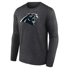 Carolina Panthers Personalized Name & Number Monochrome Long Sleeve T-Shirt
