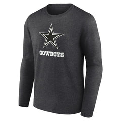 Dallas Cowboys Personalized Name & Number Monochrome Long Sleeve T-Shirt