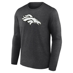 Denver Broncos Personalized Name & Number Monochrome Long Sleeve T-Shirt